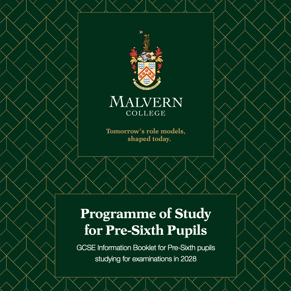 Pre-Sixth Programme of Study
