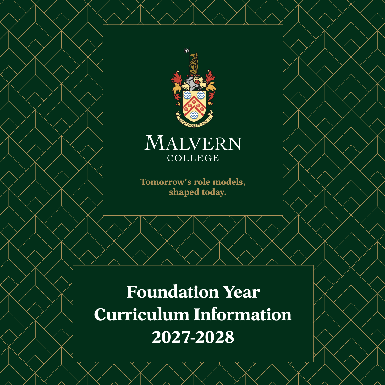 Foundation Year Curriculum Information
